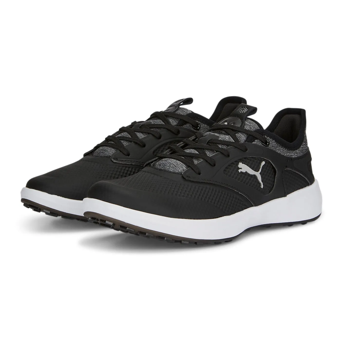 Discount Asics Tennis Shoes Puma Women's IGNITE Malibu Spikeless Golf Shoes - Puma Black/ Puma Silver