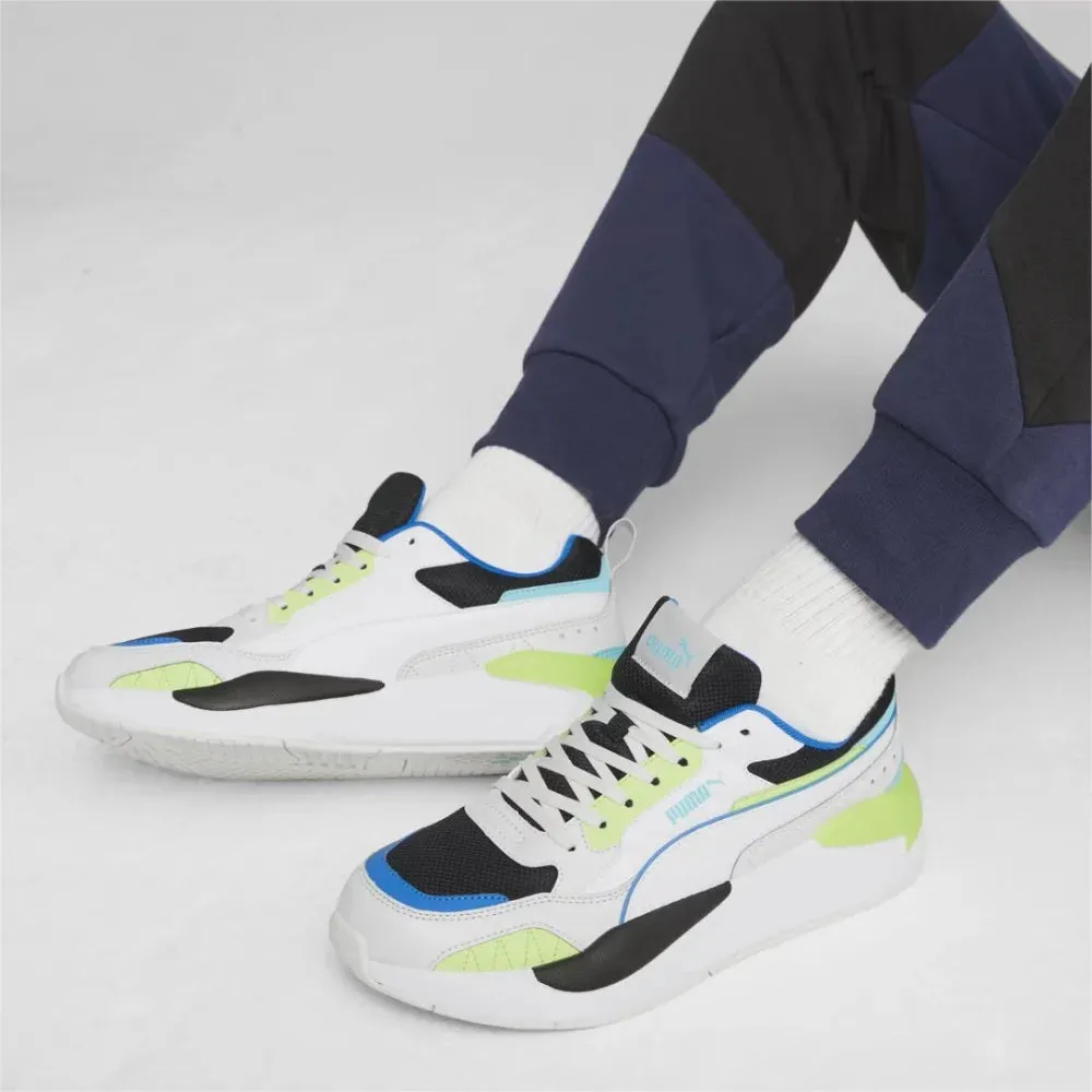 Asics Hard Court Tennis Shoes PUMA X-RAY 2 SQUARE TRAINERS - WHTMLT