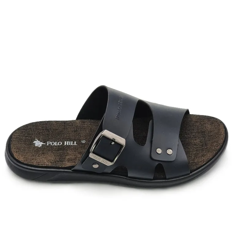 Single Buckle Cut Out Slide Sandals Nassau Sandals