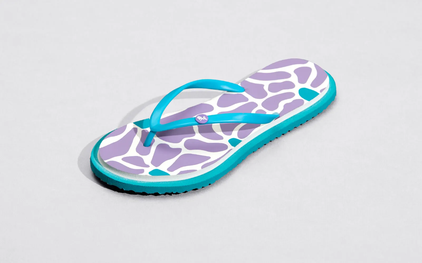 Best Material For Flip Flops Printed Flip Flops : Lavender