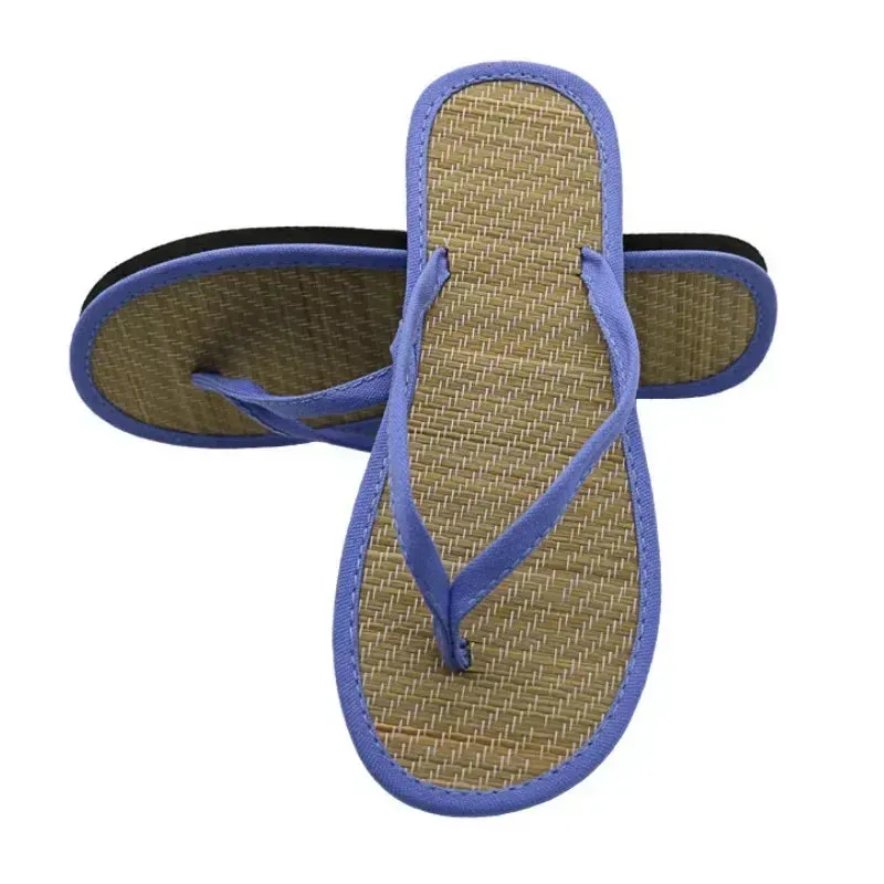 Dior Flip Flops Summer Women Flat Flip-flops Slippers Comfortable Non-slip Sandals Bamboo Rattan Flip Flop Home Bathroom Fashion Slippers