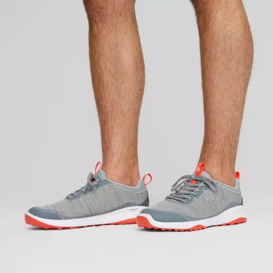 Puma Arizona Retro Casual Shoes Puma Fusion Pro Men's Spikeless Golf Shoes - Grey