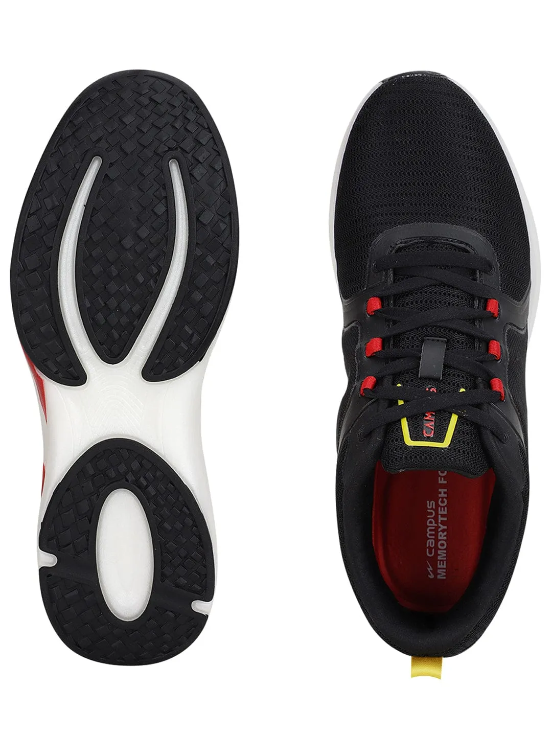 Shoe Size Chart PEDRO Black Men's Running Shoes