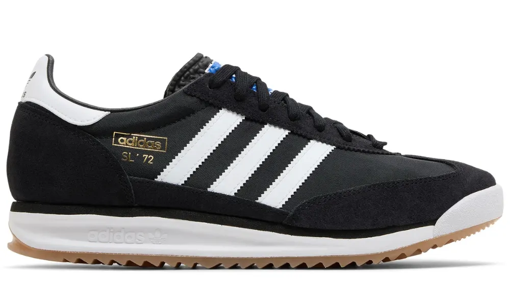 Adidas SL72 RS 'Black White' Gazelle Bold Shoes Adidas