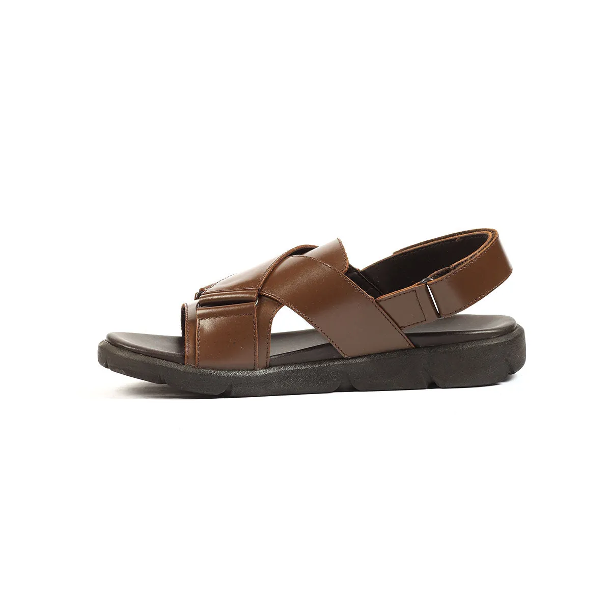 Slide On Sandals Leather Enzo Zeox