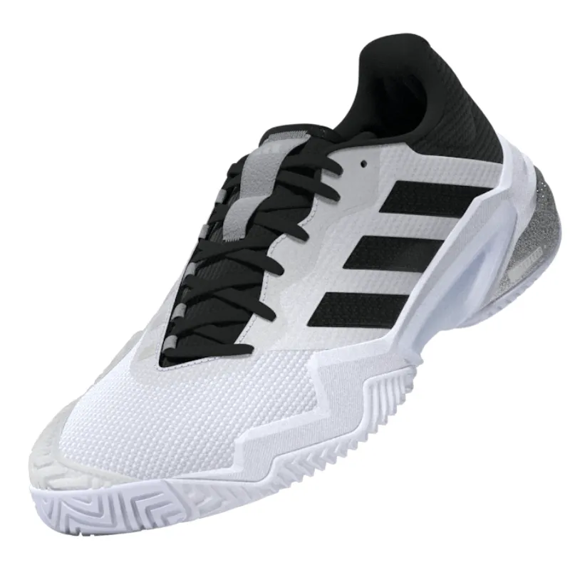 Adidas Barricade 13 Mens White/Core Black/Grey Three Tennis Shoes Court Adidas Shoes