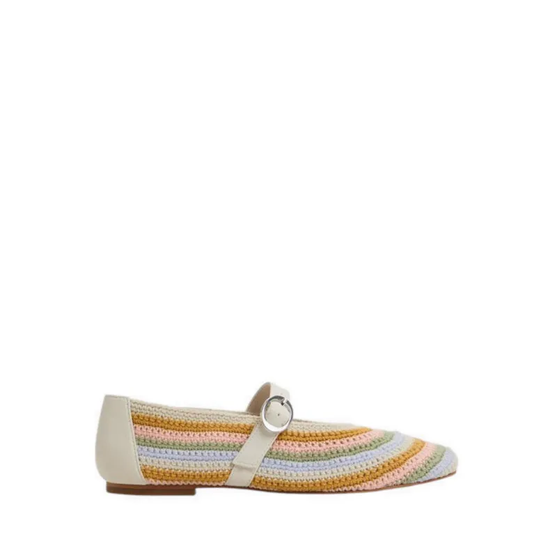 Size Wide Slip On Shoes QUINCEY BALLERINAS & MARY JANES - BRIGHT MULTI