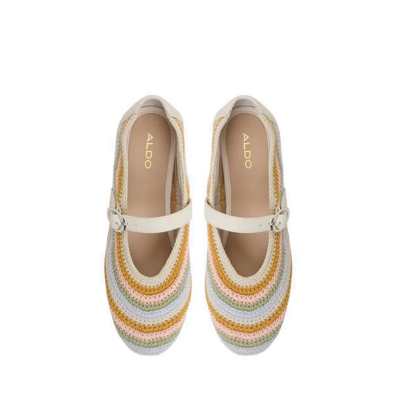 QUINCEY BALLERINAS & MARY JANES - BRIGHT MULTI Chunky Slip On Shoes
