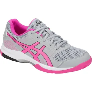ASICS Women's Gel-Rocket 8 Volleyball Shoe (8 B(M) US, Mid Grey/Pink Glo) Asics Shoes Lowest Price