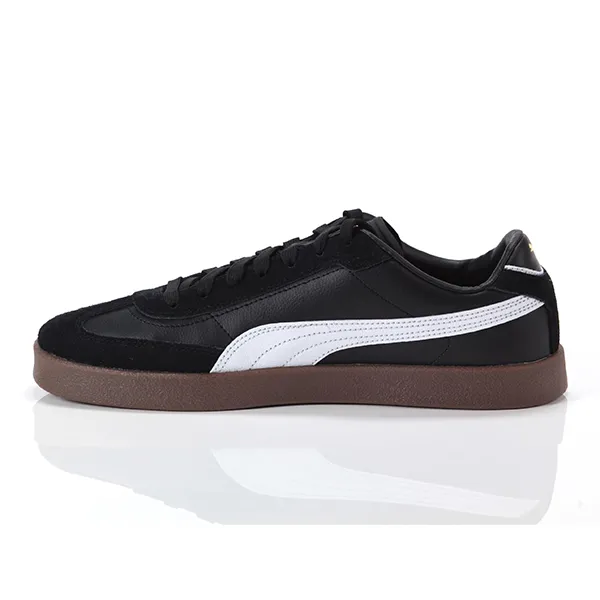 PUMA CLUB II ERA LIFESTYLE SHOES FOR MEN, PUMA BLACK & PUMA WHITE & PUMA GOLD Asics Tennis Shoe