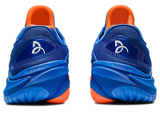 Asics Cushioned Running Shoes Asics Court FF 3 Novak (Tuna Blue/White)