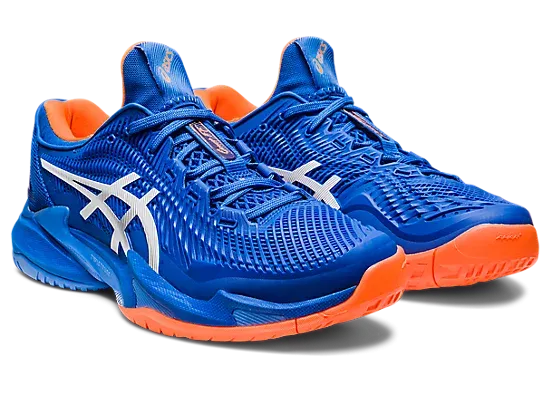 Asics Aqua Shoes Asics Court FF 3 Novak (Tuna Blue/White)