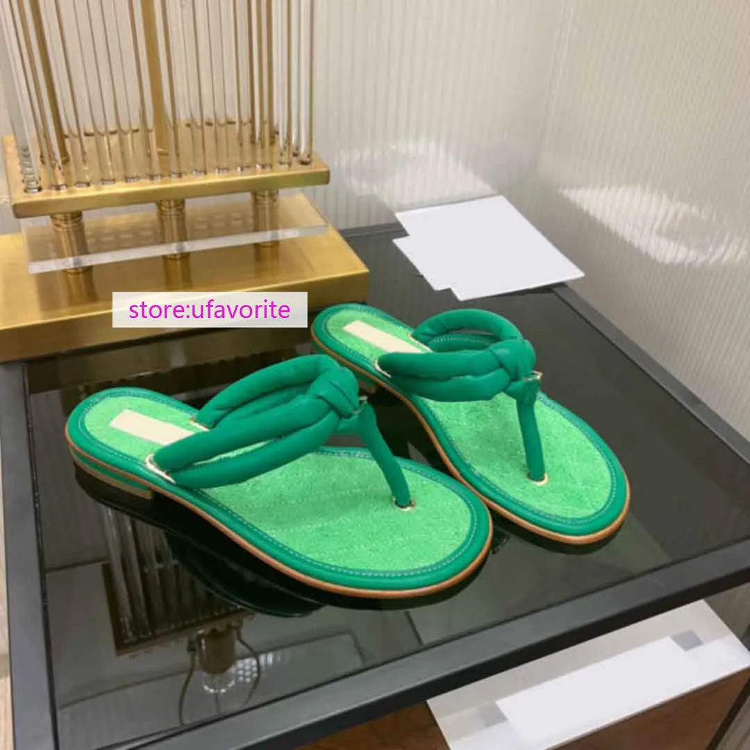 Foam Bottom Flip Flops 35-41 soft leather Flip flops slippers flats women fashion shoes women high quality 2022new