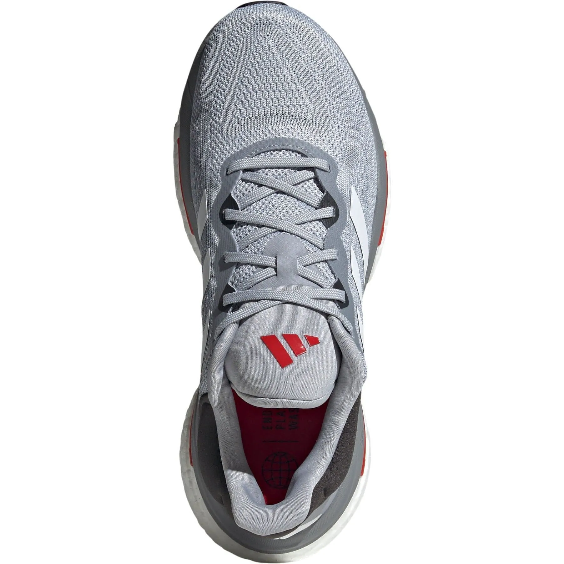 Adidas 3 Stripes Shoes adidas SolarGlide 6 Mens Running Shoes - Grey