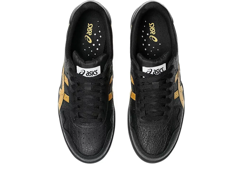 Asics Volleyball Shoes Sky Elite Asics Japan Pro Black/Gold Leather