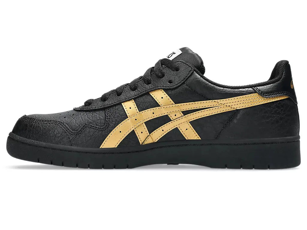 Asics Japan Pro Black/Gold Leather Asics Touch Footy Shoes