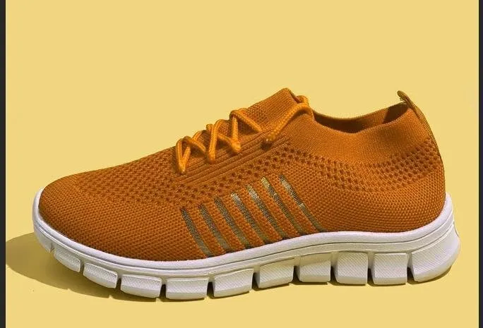 Trendy Mesh Platform Sneakers Socks Shoes Tennis Best Steel Toe Sneakers