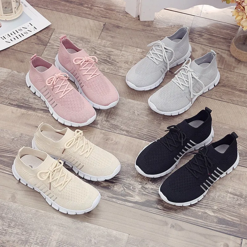 Trendy Mesh Platform Sneakers Socks Shoes Tennis Alexander Mcqueen Sneakers