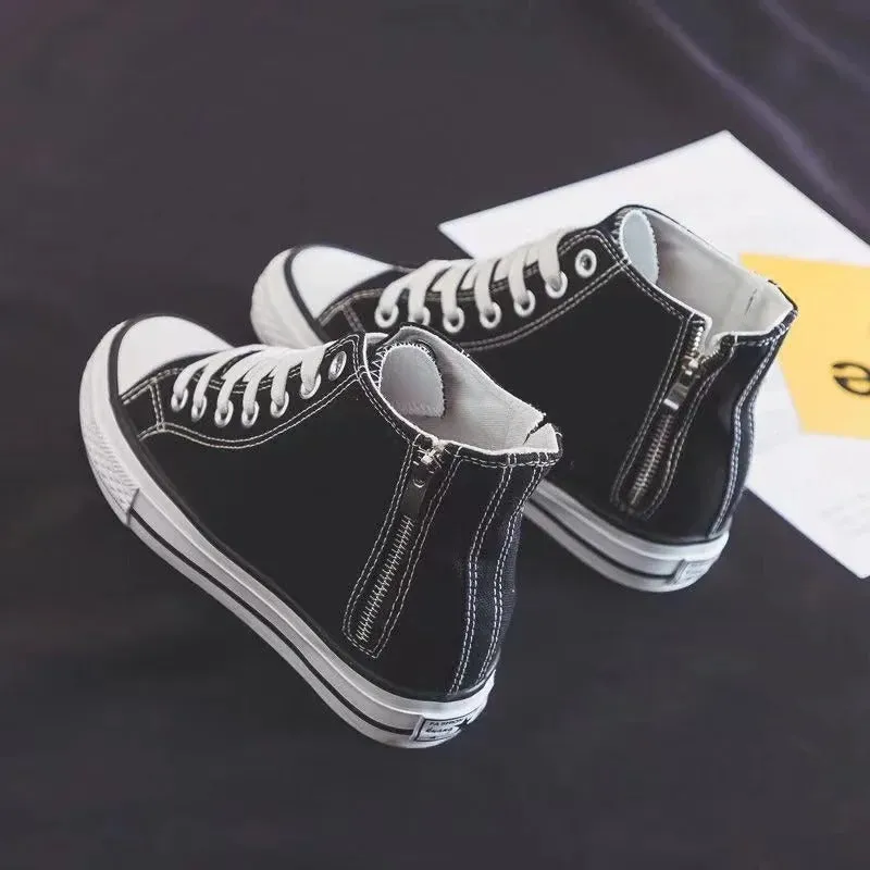 Rowena - Fashionable Hidden Heel Canvas Shoes for Women Flux Sneakers