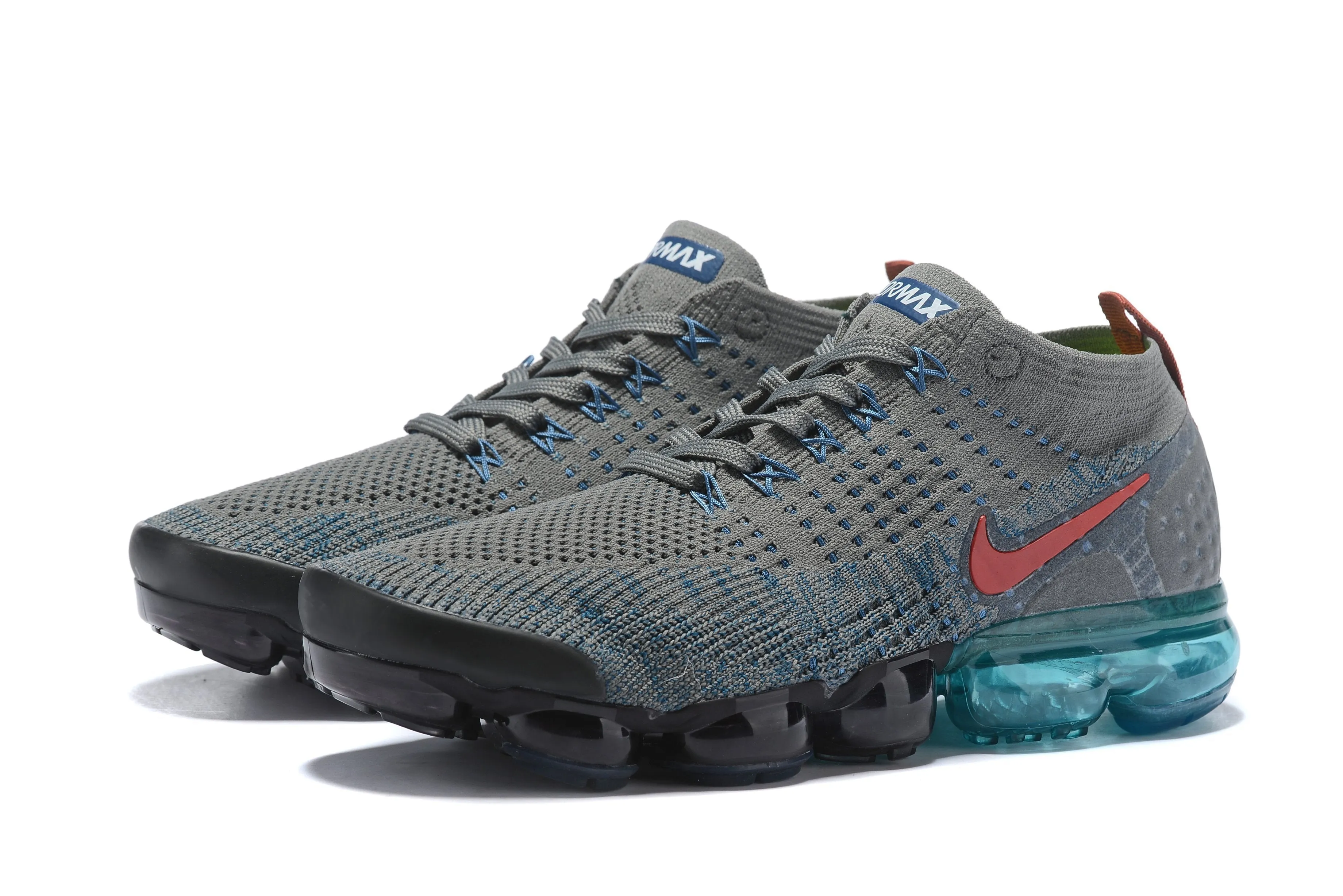 Best Sneakers For Fallen Arches Nike Air Vapormax Flyknit 2 Dark Grey Shoes Sneakers Men Sale Size US 7, 8, 8.5, 9, 10, 11