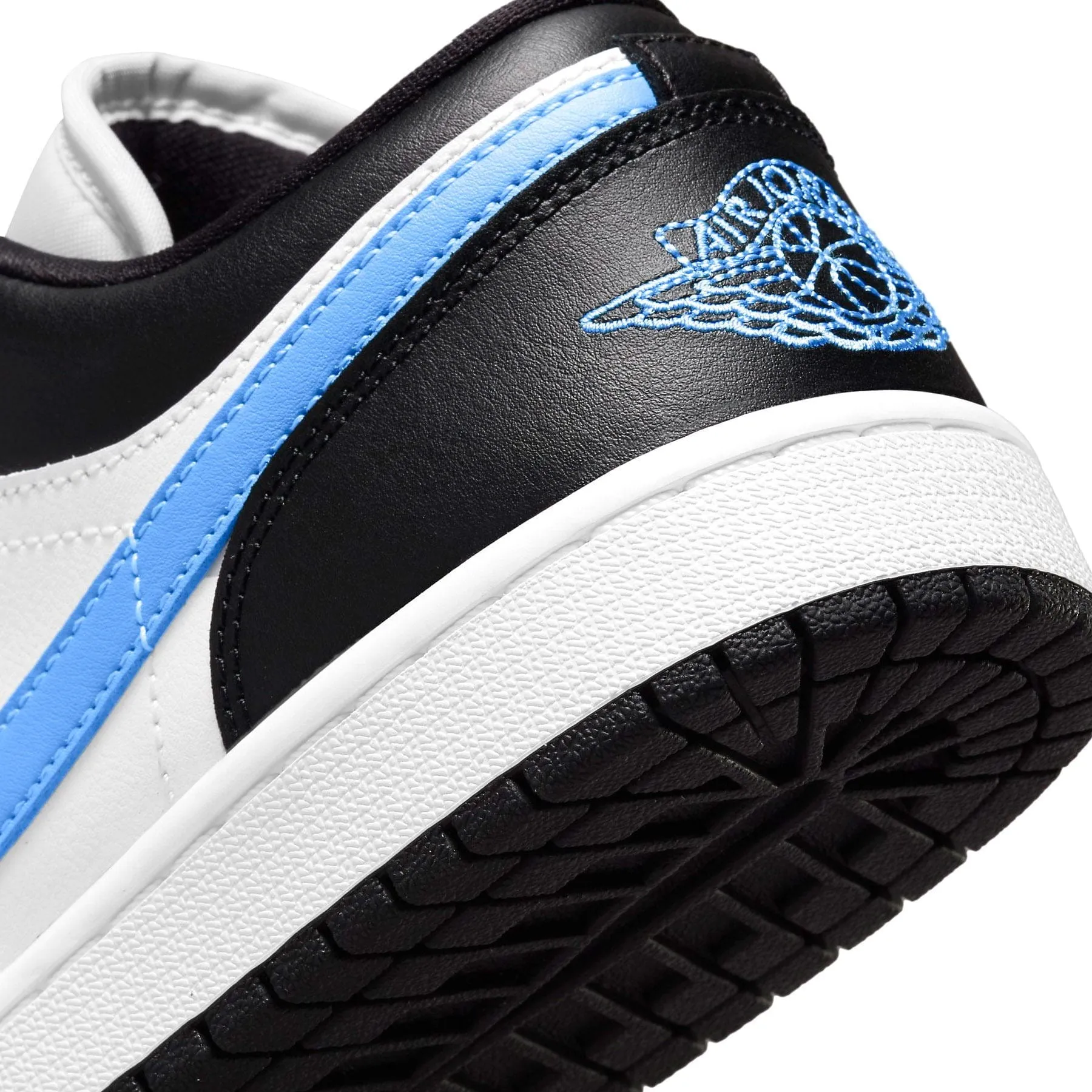 Air Jordan 1 Low Wmns 'Black University Blue' Asics Court Shoes