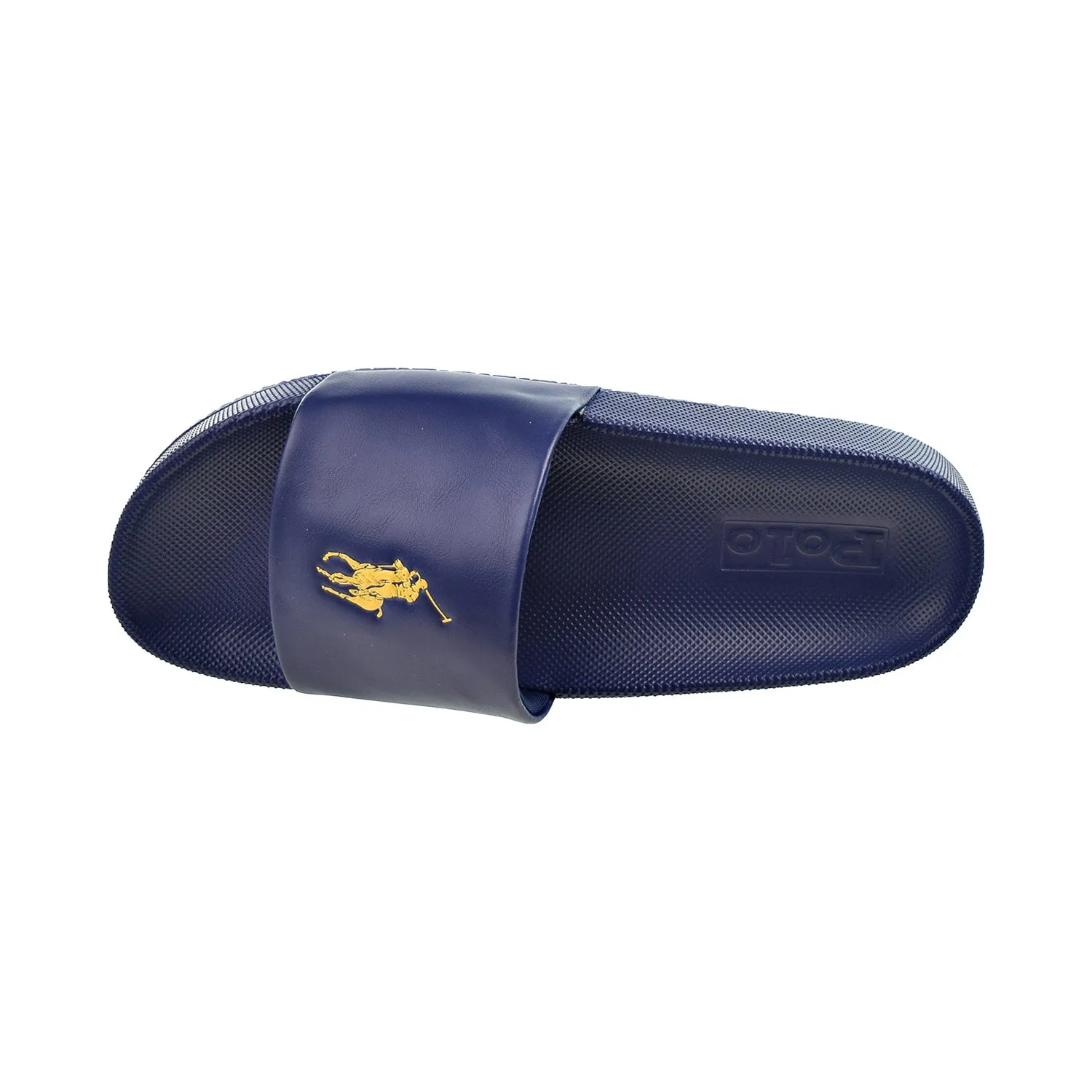 Polo Ralph Lauren Cayson Men's Slides Navy-Gold Sheep By The Sea Slippers