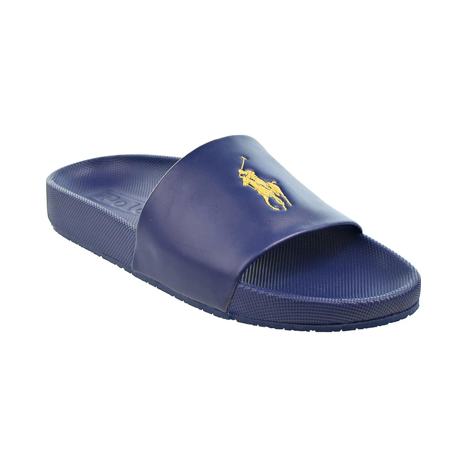 Polo Ralph Lauren Cayson Men's Slides Navy-Gold Dupes Slippers