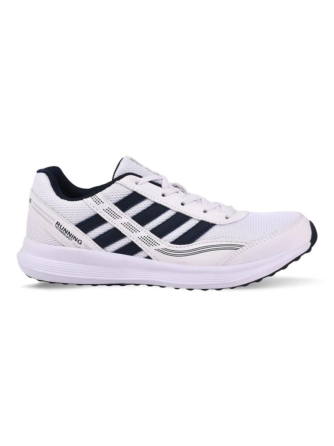 ROUTINE  White Men's Running Shoes Best Shoes Flat Feet Running