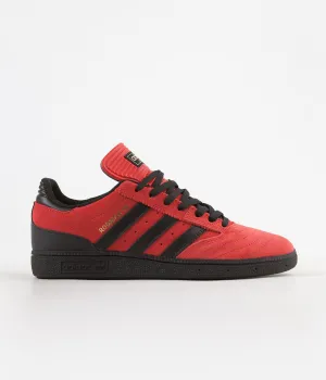 Adidas Busenitz x Rodrigo Shoes - Scarlet / Core Black / Gold Adidas Bruce Lee Shoes