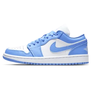 Air Jordan 1 Low Wmns 'UNC' Asics Low Profile Shoes