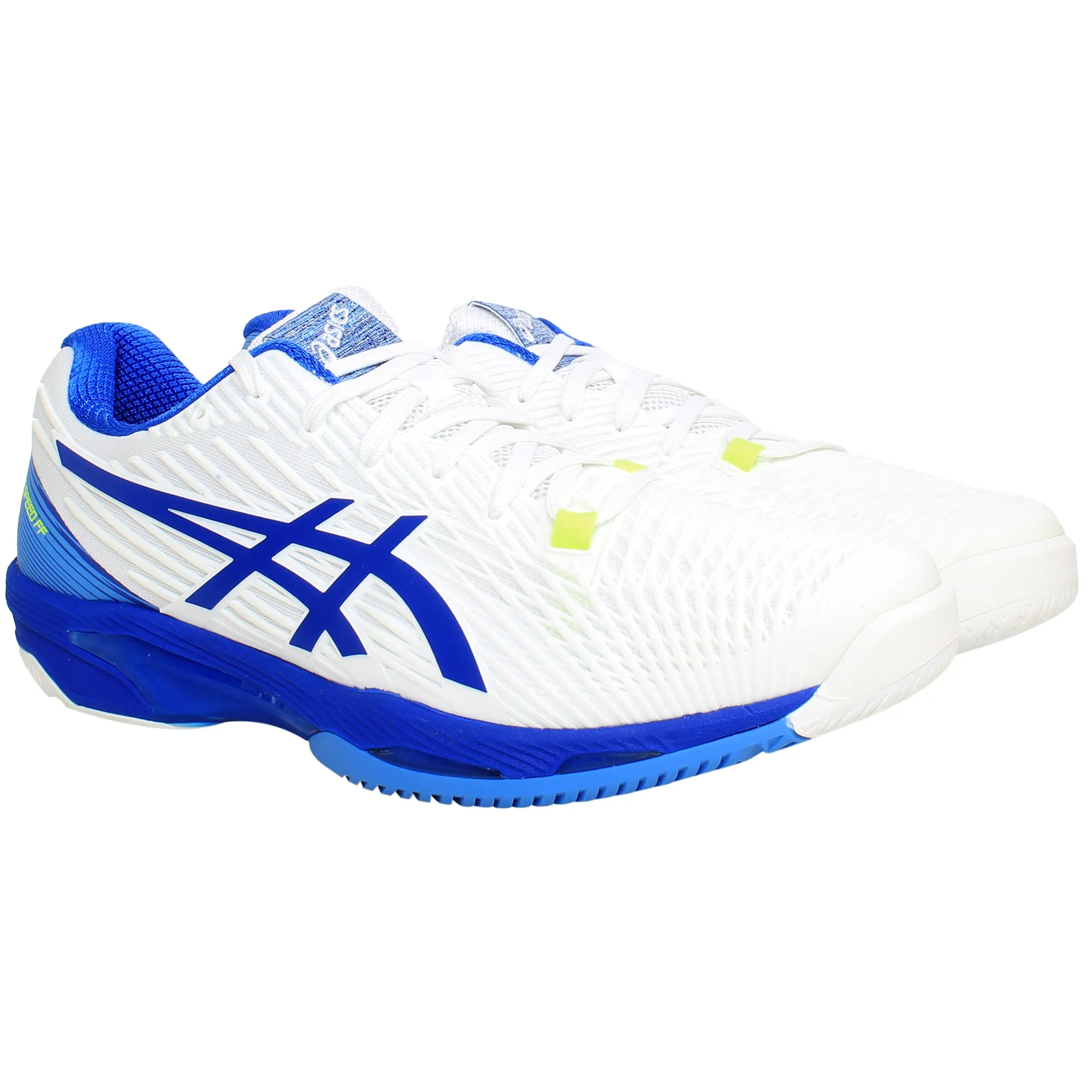 Asics Solution Speed FF 2 Mens White Tennis Shoes Asics Gel-diablo Shoes 1191a199