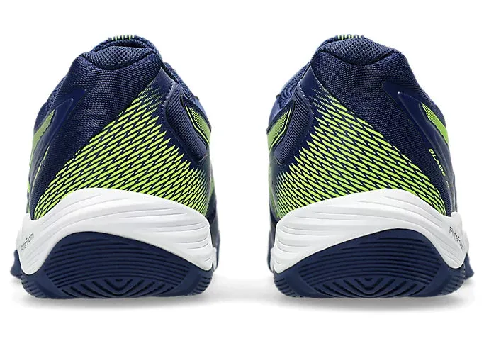 Asics Flower Shoes Asics Men's BLADE FF Indoor Shoes in Blue Expanse/Safety Yellow