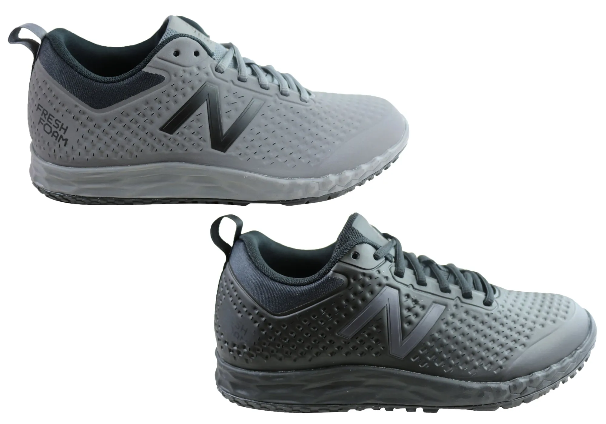 New Balance Mens 806 Slip Resistant 2E Wide Fit Work Shoes Work Boots With Steel Toe And Metatarsal