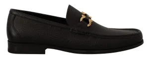 Gucci Loafers Horsebit Salvatore Ferragamo Elegant Black Calf Leather Loafers