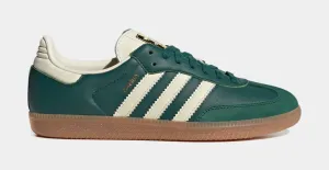 Samba OG Womens Lifestyle Shoes (Collegiate Green/Cream White/Gold Metallic) Adidas Composite Toe Shoes