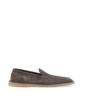 Dolce & Gabbana DG-plaque suede loafers Fringe Loafers