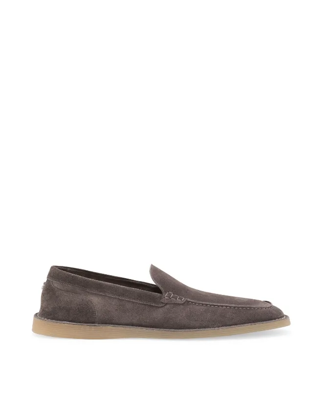 Union Loafers Café And Bread Bakery Dolce & Gabbana DG-plaque suede loafers
