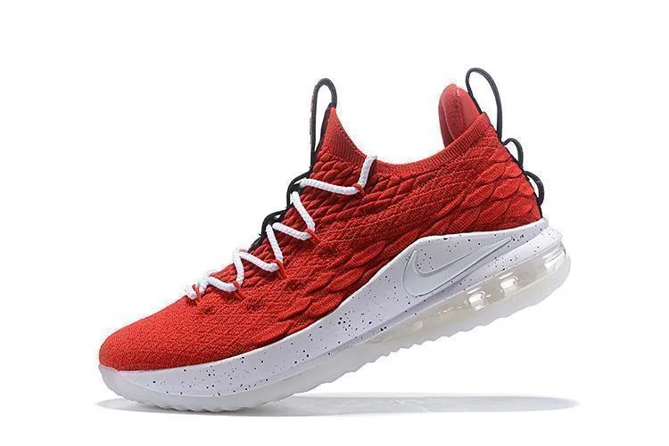 Asic Shoes On Sale Nike Lebron XV 15 Low EP University Red Men Shoes Sale Size US 7-12