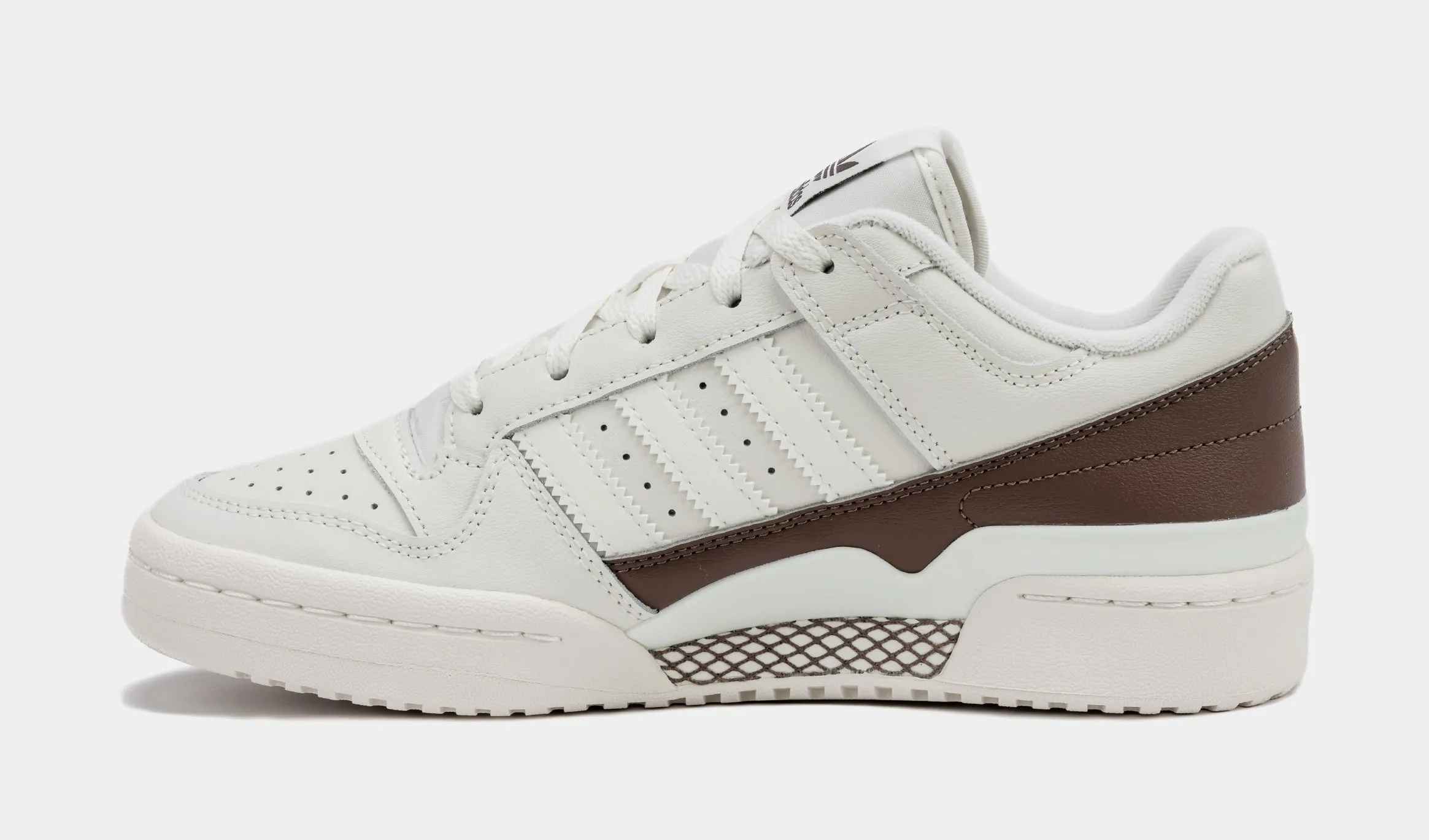 Adidas Shoes With Memory Foam Shoe Palace Exclusive Forum Low CL Mens Lifestyle Shoes (White/Brown)