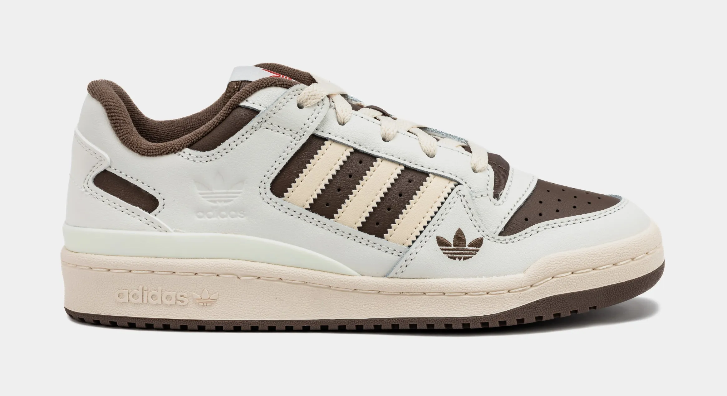 Adidas Shoes With Hearts Shoe Palace Exclusive Forum Low Mens Basketball Shoes (White/Brown)