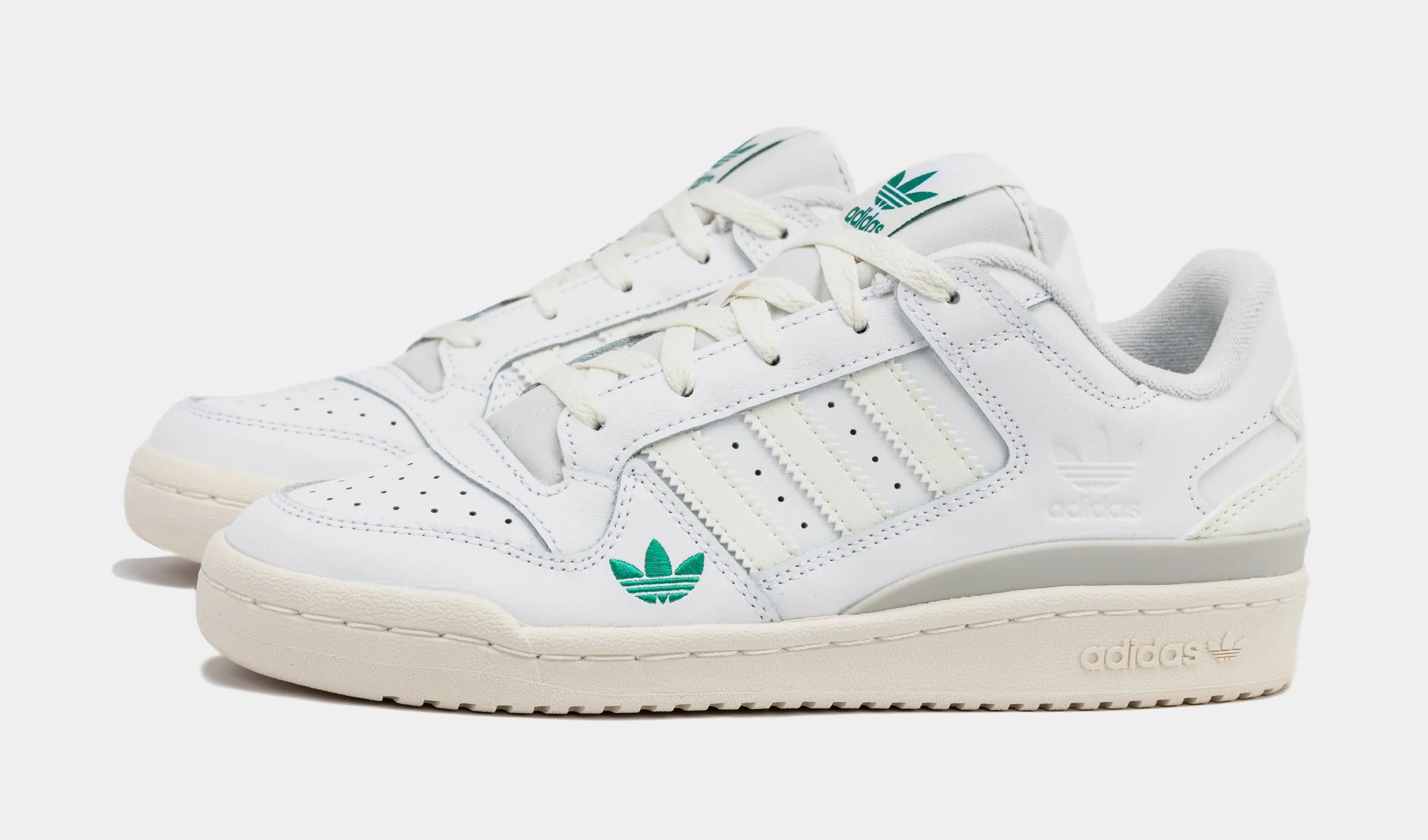 Adidas Supernova Ease Running Shoes Shoe Palace Exclusive Forum Low Mens Basketball Shoes (White/Green)