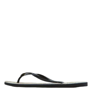 Flip Flops Made In California Slim Leopard Beige/Black