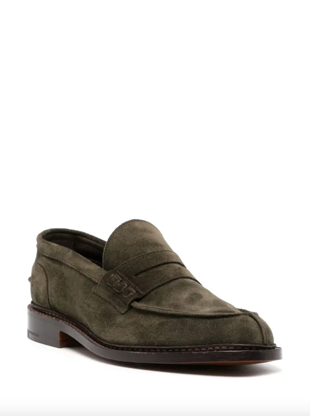 Tricker's Adam suede penny loafers Pedro Loafers