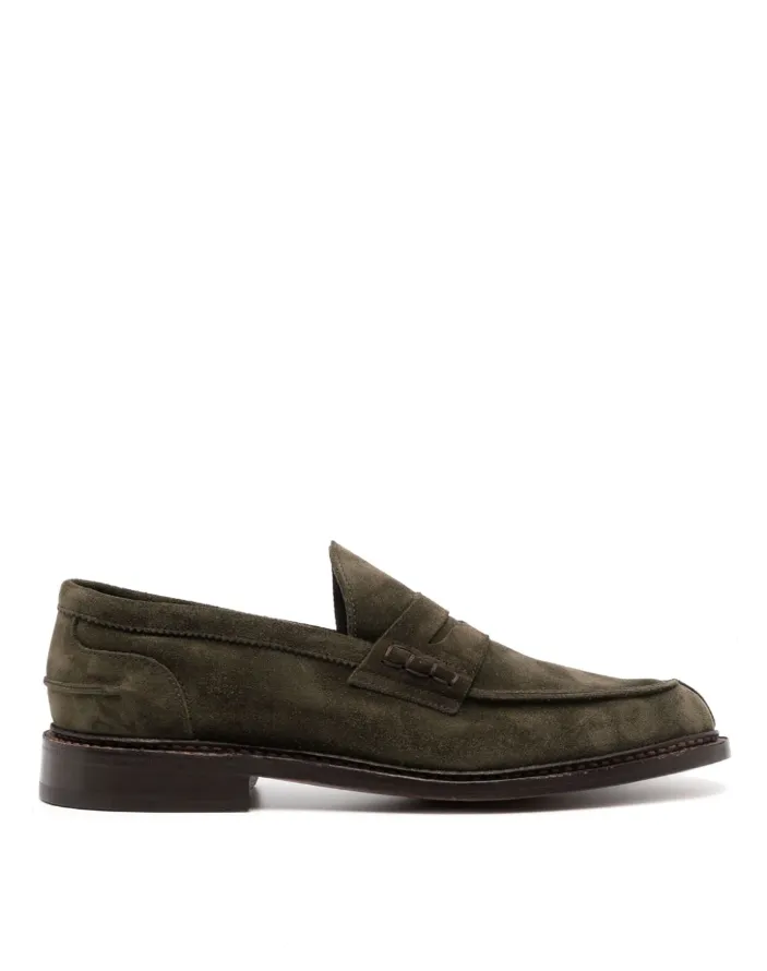 Tricker's Adam suede penny loafers Flats Loafers