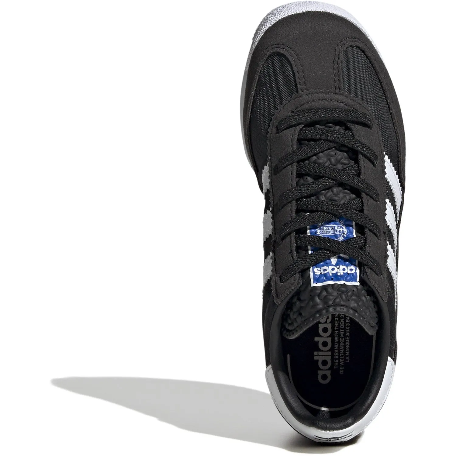 adidas Originals Core Black Ftwr White Blue Sl 72 Rs El C Sneakers Adidas No Laces Shoes