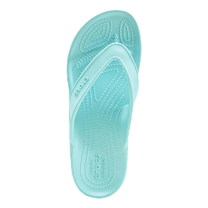 Classic II Flip Turquoise Running In Flip Flops From The End Of The World