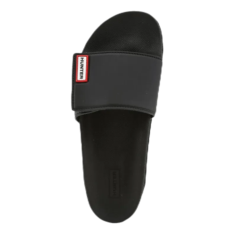 Original Adjustable Slide Black Flip Flops Bottom