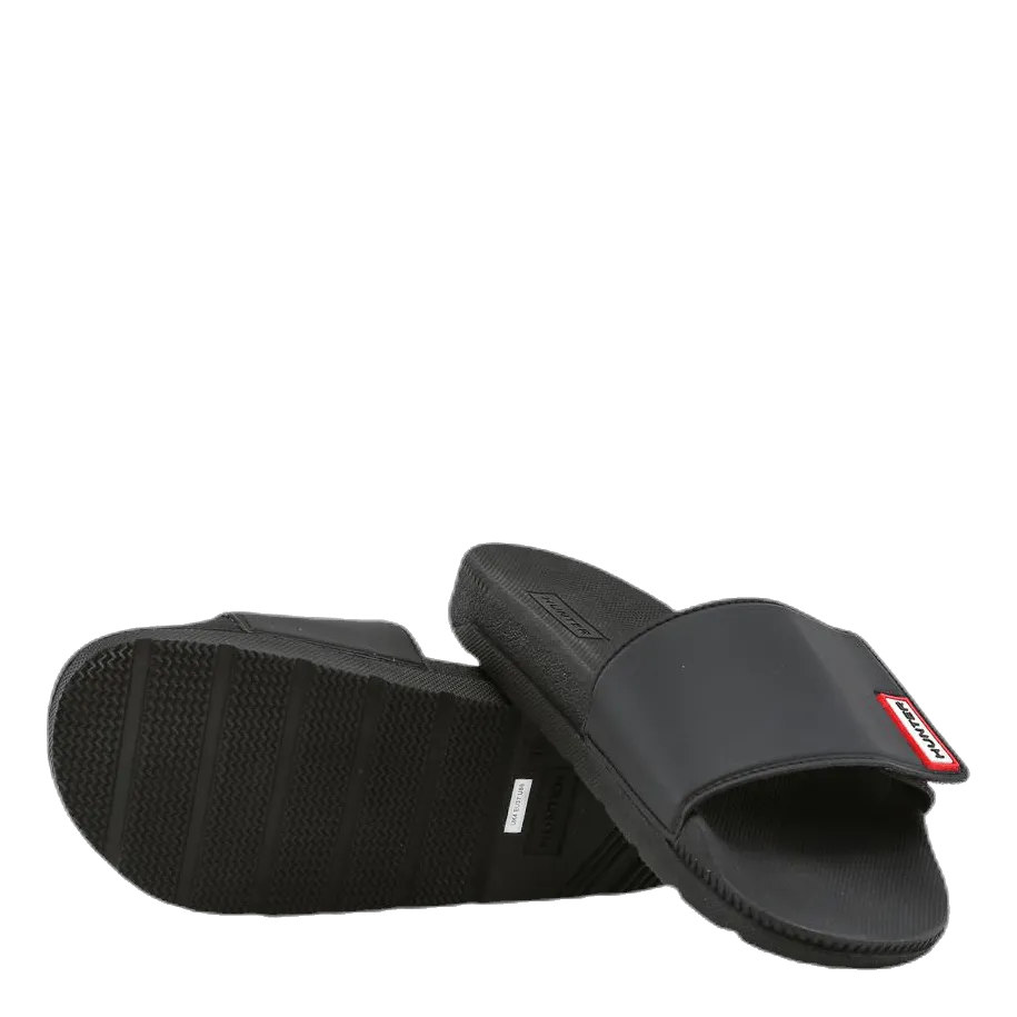 Original Adjustable Slide Black Flip Flops For Home Use