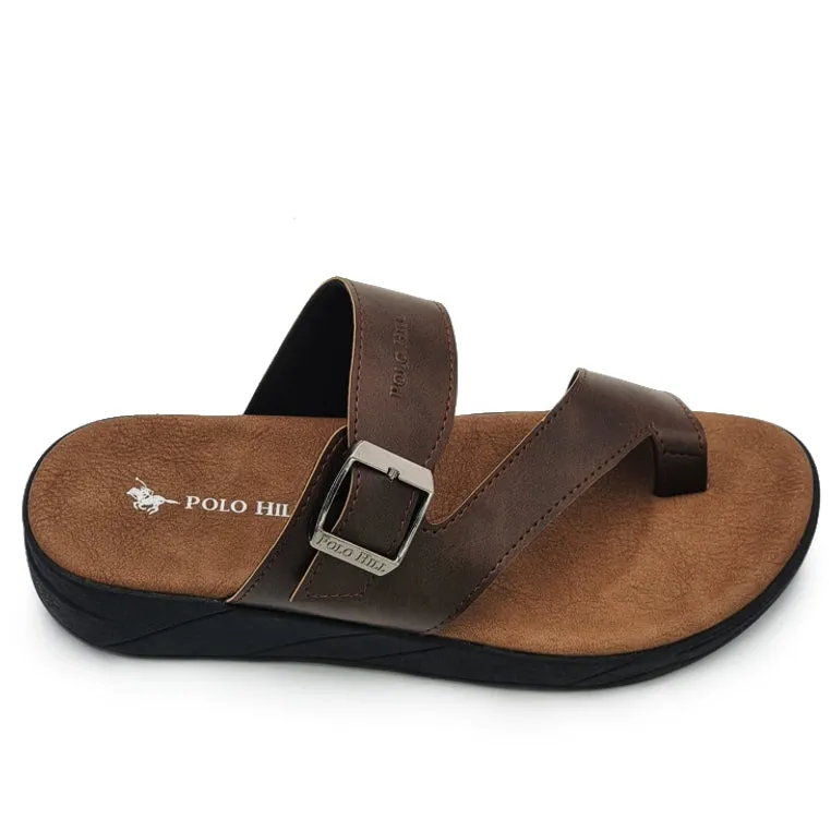 Boho Wedge Sandals Single Buckle Toe Loop Thick Sole Sandals