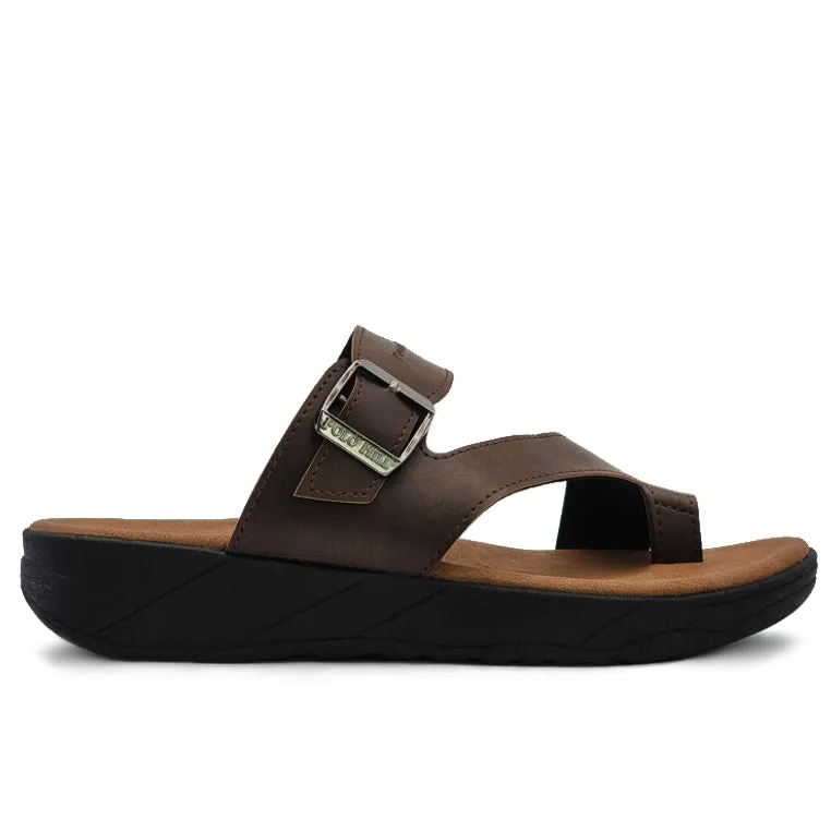 Sandals Bahamas Royal Bahamian Single Buckle Toe Loop Thick Sole Sandals